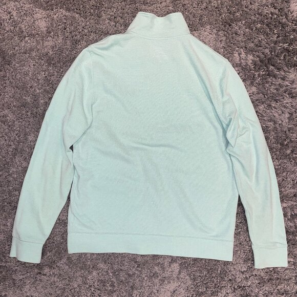 LL Bean Sweater Comfort Stretch Performance Piqué, Quarter-Zip Pullover - Picture 2 of 7